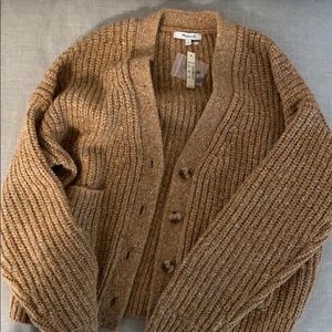 Ribbed cardigan sweater Clearance